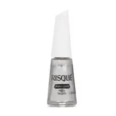 Esmalte Risqué Prata Na Lata Metálico Nova Cor Hipoalergênico