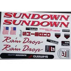 Adesivos Colante Bicicletas Sundown Rain Drop Special