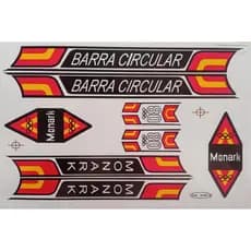 Adesivos Colante Bicicletas Antigas Monark Barra Circular 80