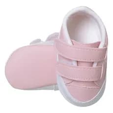 Tênis Infantil Bebê Delicado Velcro Confortável Macia Antialérgico Moda Casual Antiderrapante