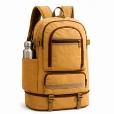 Mochila Bolsa Escolar de Lona Masculina Reforçada Resistente Viagem Camping Dia a Dia Trabalho