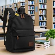 Mochila Masculina Feminina De Lona Reforçada Dia Dia Urbana Trabalho Escola Faculdade Média Canguru