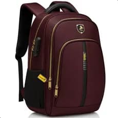 Mochila Masculina Feminina Reforçada Resistente  Antifurto Zíper Dourado Ideal Para Escola Faculdade