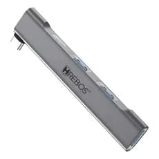 Hrebos Hub USB 4 Portas Usb-c 1x Usb 3.0 3x Alta Velocidade Plug and Play Compatibilidade Universal