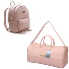 Kit Mala + Mochila  Victoria Lorenzzo Casual Viagens e Passeios Espaçosa