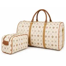 Kit Mala + Nécessaire Feminina Casual  Viagens Passeios super espaçosa varias cores