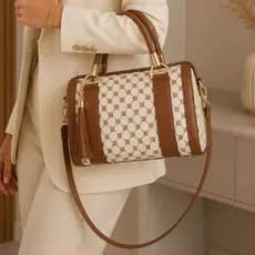 Bolsa Feminina Elegante Chic Espaçosa Alça de mão e transversal Lançamento dias Das Mães