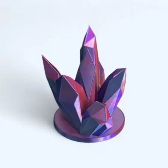Cristal Decorativo Geométrico Pequena Impressão em 3D | Enfeite de Mesa | PLA