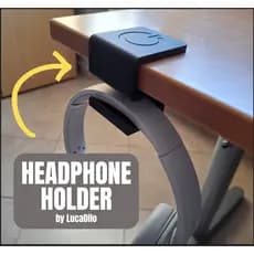 Suporte para Headphone de Mesa – Organizador Premium (Sem Furação)