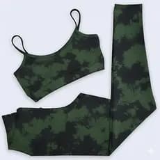Conjunto Academia Feminino Calça Legging E Top Fitness