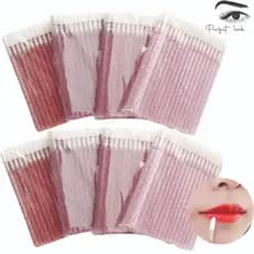 Aplicador de gloss e batom com glítter descartável extensão de cilios