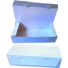 Embalagem para Hot Holl com plastificação interna e externa que evita vazamento papel cartão branco