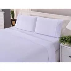 OGO DE LENÇOL QUEEN 4 PEÇAS 230 FIOS 100% ALGODÃO 40 CM de ALTURA