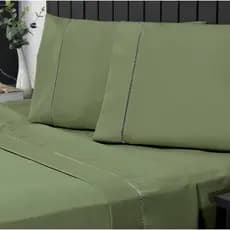 Jogo de Cama Viúva (1,88x1,28x30) 3Pçs (lençol com elástico + Par de Fronhas) Micropercal 600 Fios Aveludado