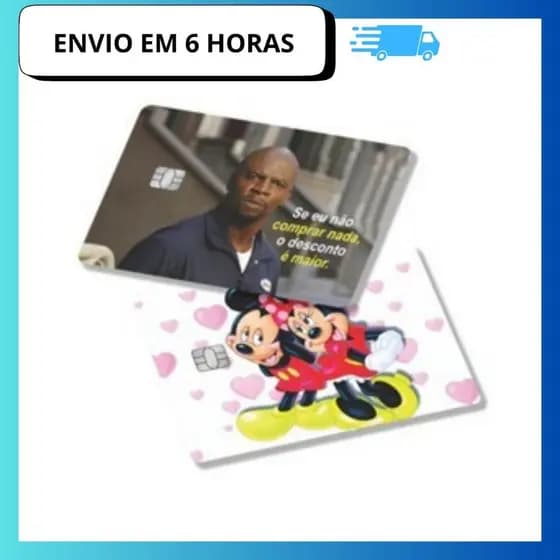 kit 2 Adesivo de cartão debito e credito película protetora meme divertido julios casal apaixonados