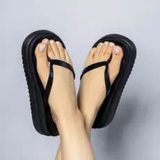 Chinelo Flat Feminino Plataforma Alta Confortável dia a dia