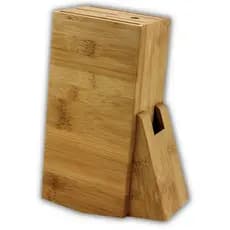 Faqueiro Suporte Organizador Cepo de Bambu Para Faca Cozinha Madeira