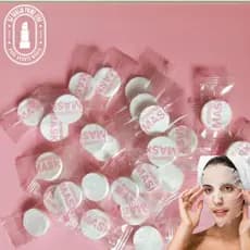 Kit 50 unidades Máscara Facial Comprimida
