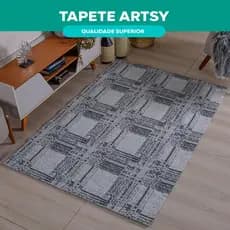 Tapete Jacquard Nature Artsy Antiderrapante Elegante e Sofisticado para Decorar com Estilo