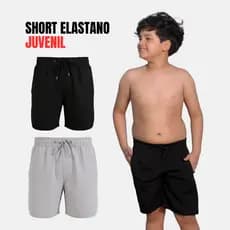 Short Masculino Juvenil Tecido Tactel Férias Praia Piscina Verão