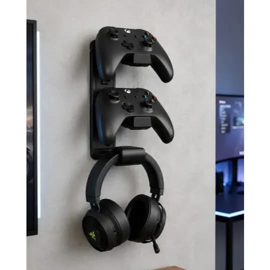Suporte de Parede 2 Controles XBox One e Headphone - VN