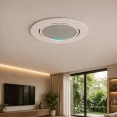 Suporte Para Alexa Echo Pop De Embutir No Teto Gesso Redondo