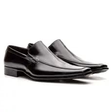 Sapato Social Masculino em Couro Calce Fácil Loafer Confortável Clássico Lançamento