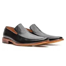 Sapato Bigioni Masculino Calce Fácil Estilo Italiano Bico Fino Confortável