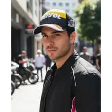 BONÉ ABA CURVA MOTO GP REPSOL.