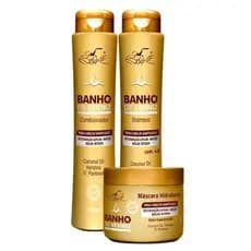 Kit Tratamento Capilar Banho de Verniz Belkit – 3 itens