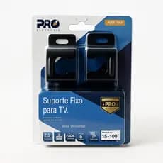 Suporte Fixo Tv Para Painel De Madeira Proeletronic
