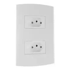 Conjunto Peesa Alfa 2 Tomadas 2p+T 10a Branco