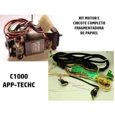 C1000 Jogo 5 Tesouras Rotativas e ou Guia Pvc App-Tech Fragmentadora de papel.