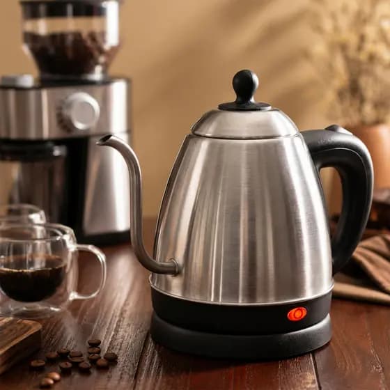 Chaleira Elétrica Pescoço Bico De Ganso Goose 1.2l Inox 220v