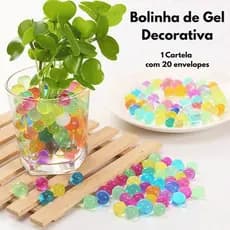 Bolinhas De Gel Cresce Na Água Decoração Vaso Plantas