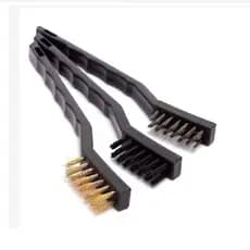 Conjunto Escovas Escovas Multiuso 3 Peças De Aço Latão Nylon