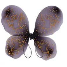 Asas De Borboleta Com Glitter Acessório De Fantasia Halloween Carnaval Tamanho Unico