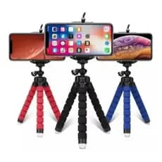 Kit 15x Tripé Celular Portátil Mini Suporte Flexível Apoio Celular gira 360º escalável