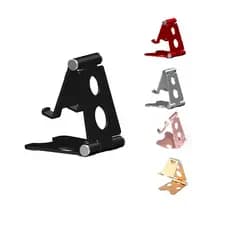 Suporte De Mesa Alúminio Para Celular E Tablet Ajustável 270º Resistente - Diversas Cores