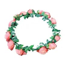 1 Tiara / Coroa De Flores Enfeite Cabelo Noiva Oktoberfest