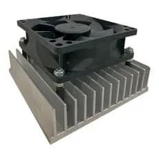kit 3 Dissipador De Calor Alumínio C/ Cooler 12v P/ Pastilha Peltier