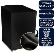 Capa Protetora Máquina de Lavar Roupas Impermeável Sol e Chuva - Electrolux, Brastemp, Consul