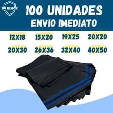 Kit c/ 100 Envelope Segurança Embalagem De Envio Correios12x18 15x20 19x25 20x20 20x30 32x40 40x50