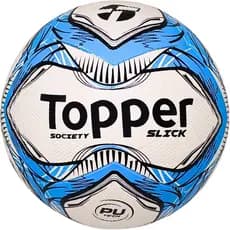 Bola Futebol Society Topper Slick Grama Sintética Alta Durabilidade