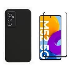 Capa Aveludada + Película Vidro 9d Compatível Samsung M52