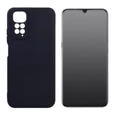 Capa Aveludada Para Redmi Note 11 4g + Pelicula Fosca Privacidade
