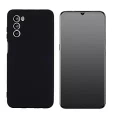 Capa Aveludada Para Motorola Moto G52  + Pelicula Fosca Privacidade