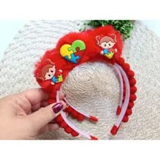 Tiara com pompom, Tiara autismo, Tiara contação de história, Tiara escolar