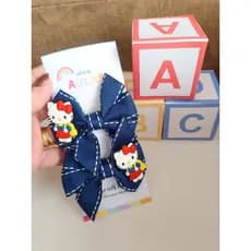 Laços volta às aulas, laços escolares, laço abc, laços Hello Kitty, laço infantil