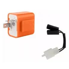 Rele Led 2 Pinos Setas Piscas Ajustável C/adaptador Cg160